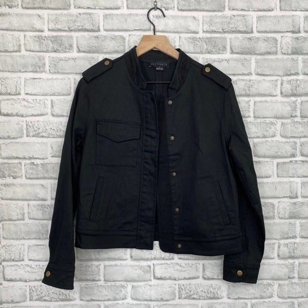 Sanctuary Black Military Jacket Women Size Small